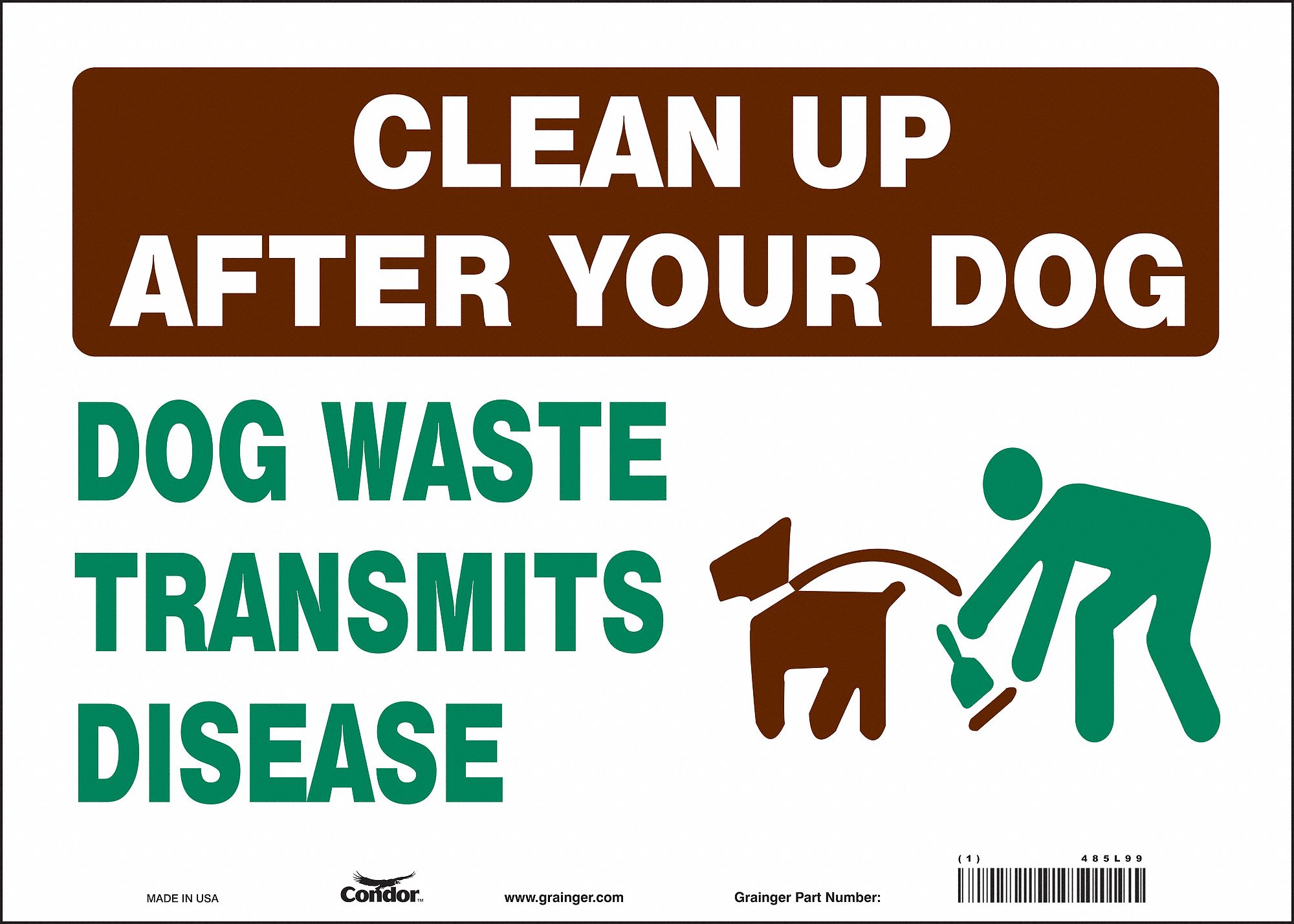 Safety Sign: Vinyl, Adhesive Sign Mounting, 10 in x 14 in Nominal Sign Size, Not Retroreflective