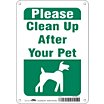 Please Clean Up After Your Pet Signs image