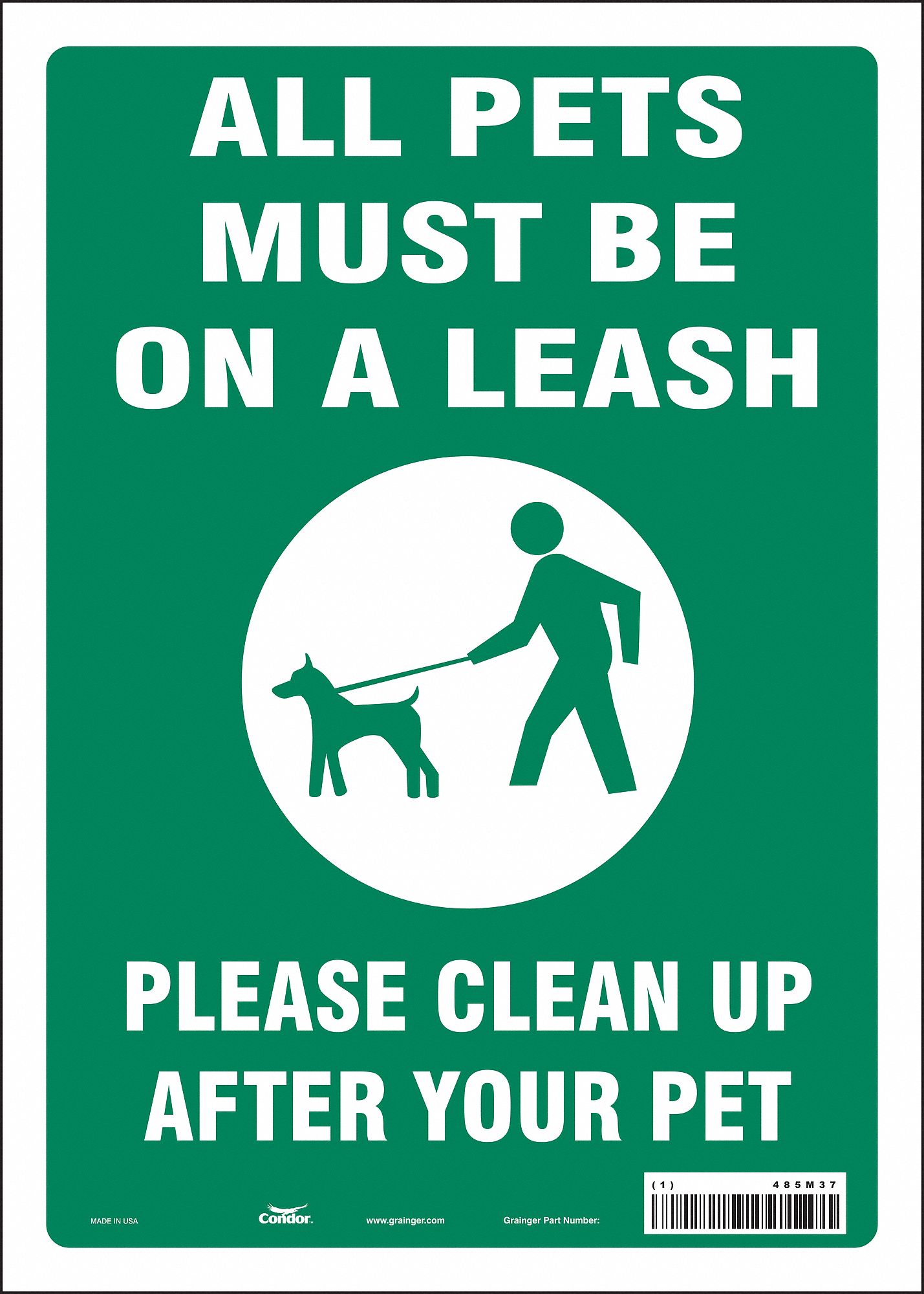 Safety Sign: Vinyl, Adhesive Sign Mounting, 14 in x 10 in Nominal Sign Size, Not Retroreflective