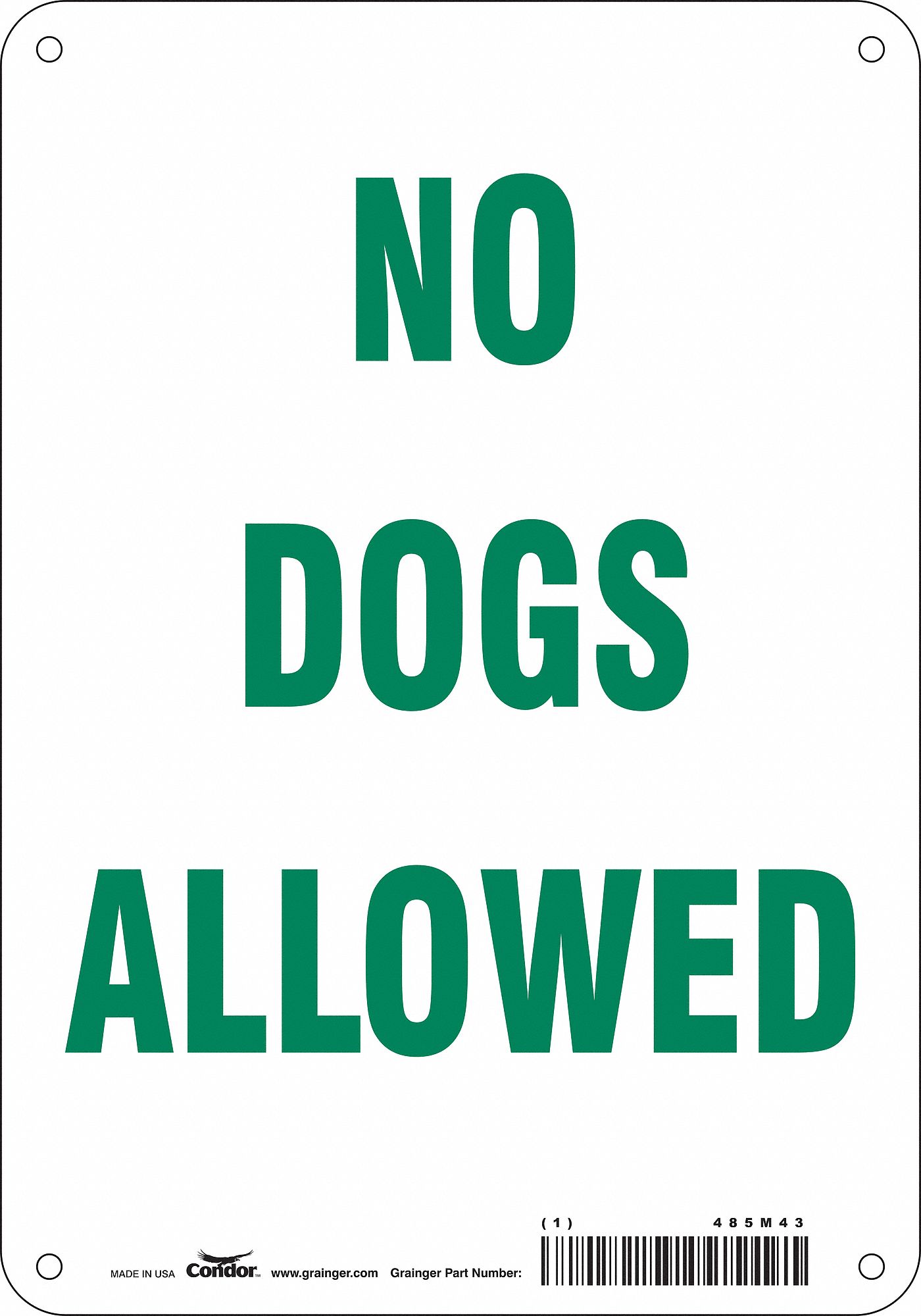 Safety Sign: Vinyl, Adhesive Sign Mounting, 10 in x 7 in Nominal Sign Size, Not Retroreflective