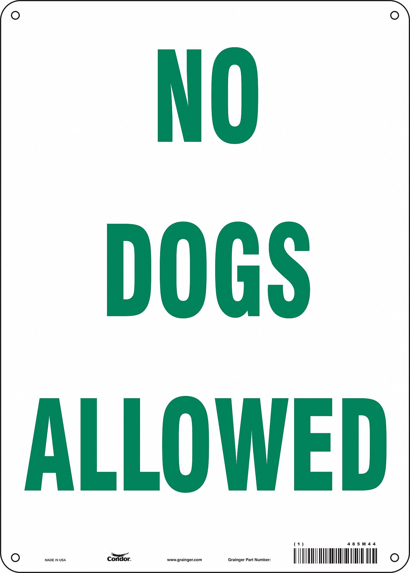 Safety Sign: Vinyl, Adhesive Sign Mounting, 14 in x 10 in Nominal Sign Size, Not Retroreflective