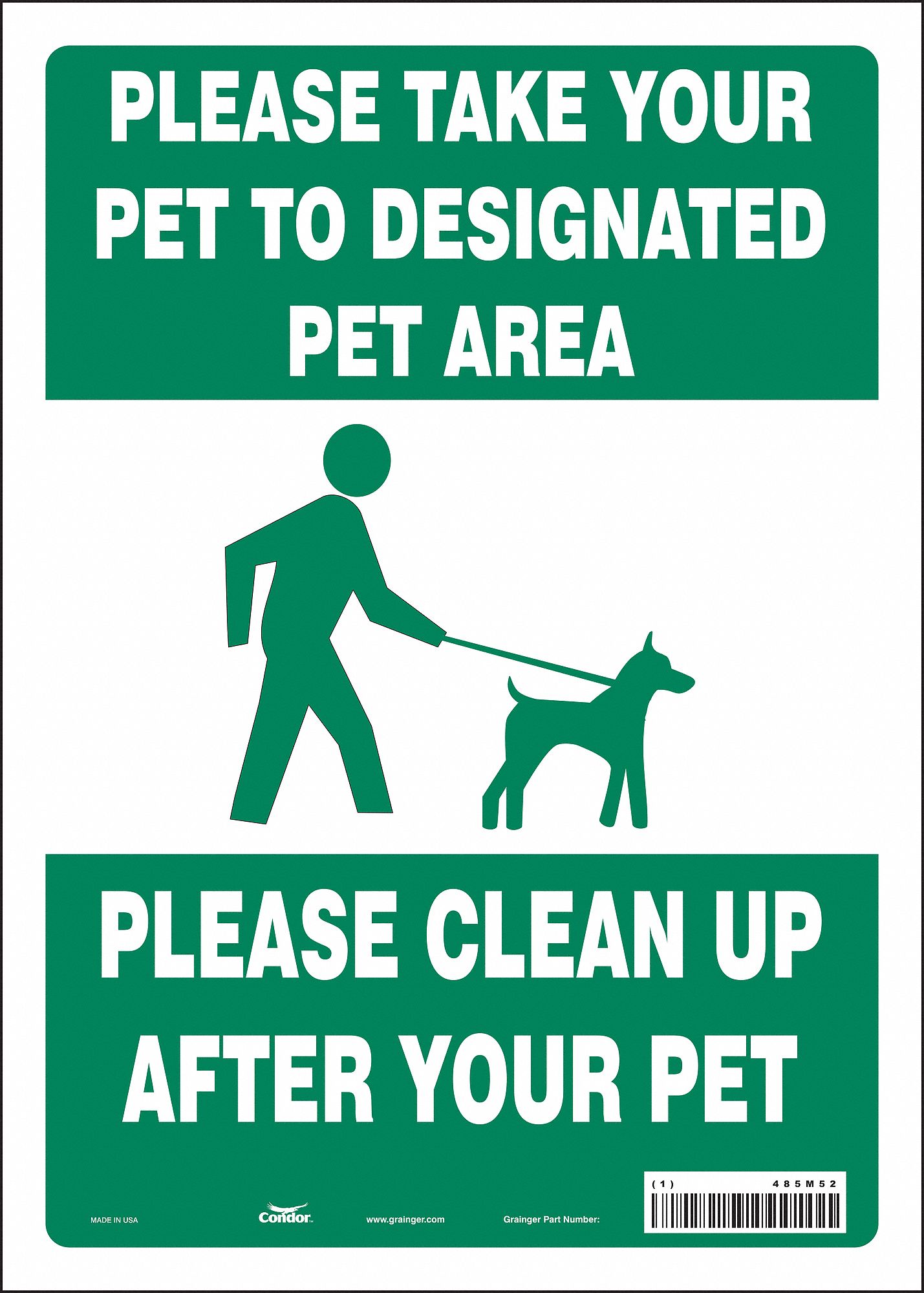Safety Sign: Vinyl, Adhesive Sign Mounting, 14 in x 10 in Nominal Sign Size, Not Retroreflective