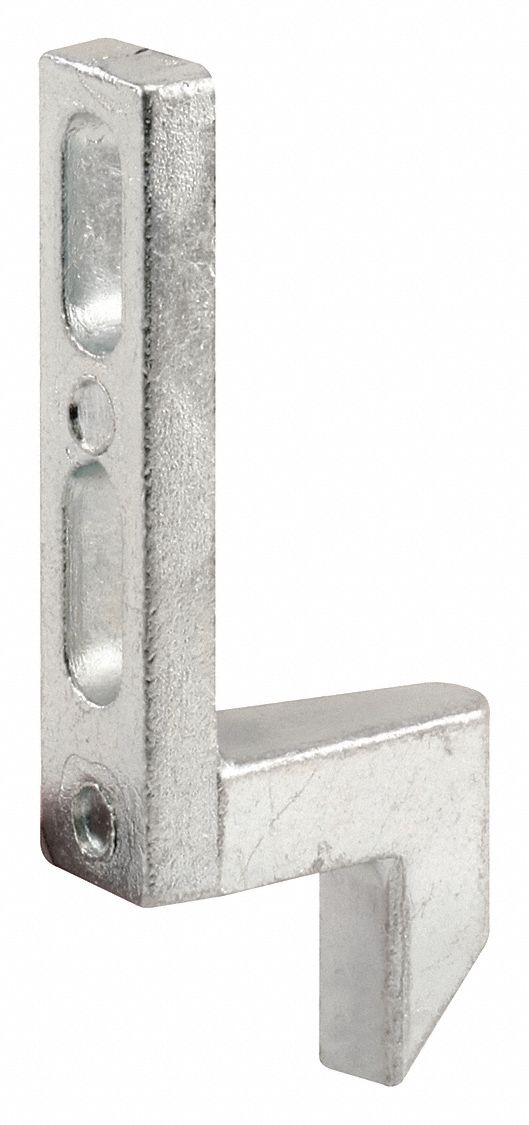 Keeper: Keeper, 1 5/16 in Overall Ht, 5/16 in Overall Lg, 1/2 in Overall Wd, Silver, 1 PR