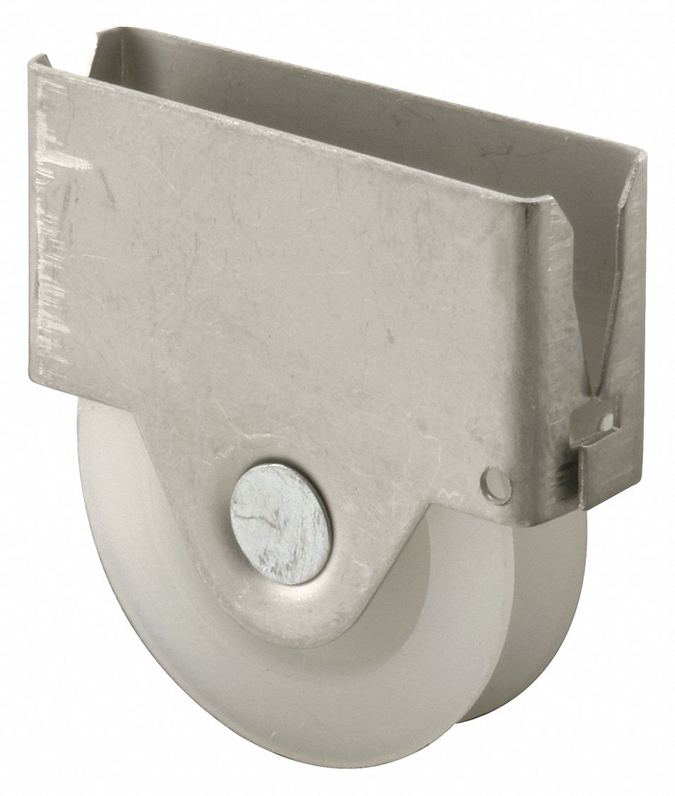 Roller Assembly: Roller Assembly, 5/8 in Overall Ht, 1 1/4 in Overall Lg, Gray, 1 PR