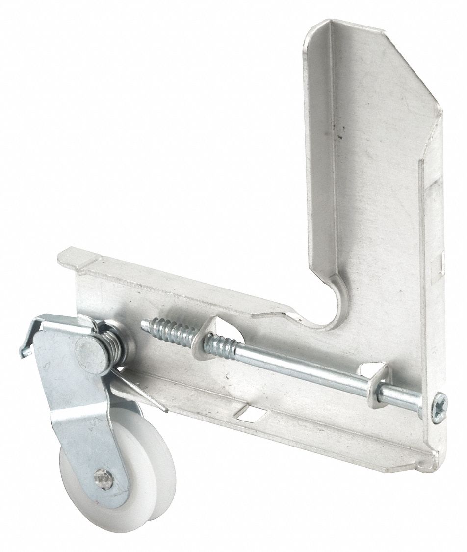 Roller: Roller, 9 7/16 in Overall Ht, 9 7/16 in Overall Lg, 3 3/8 in Overall Wd, Gray