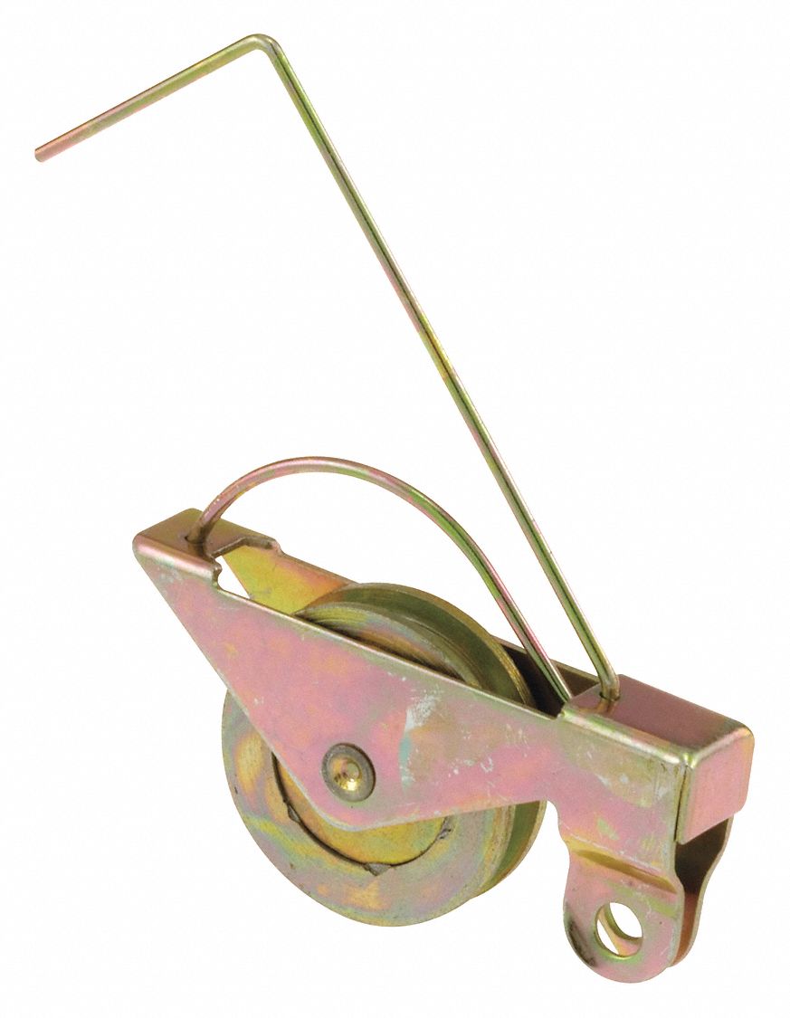 Tension Spring Roller: Tension Spring Roller, 6 7/16 in Overall Ht, Unfinished, 1 PR