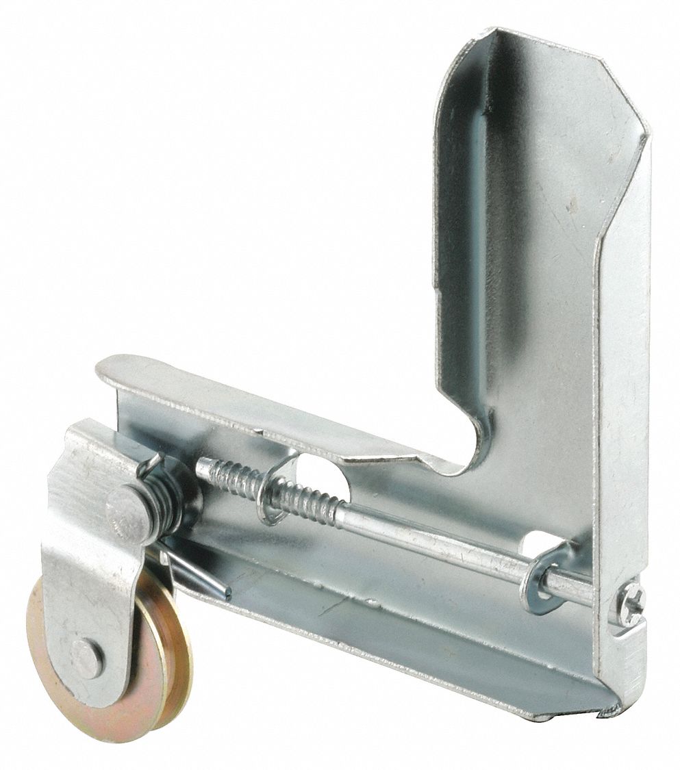 Corner and Roller: Corner and Roller, 9 7/16 in Overall Ht, 9 7/16 in Overall Lg, Gray