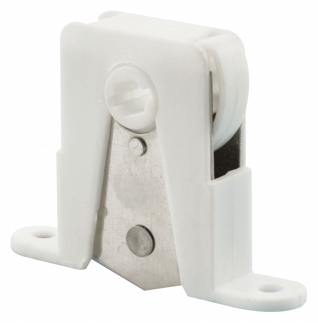 Roller Assembly: Roller Assembly, 6 7/16 in Overall Ht, 6 7/16 in Overall Lg, White, 1 PR