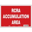Rcra Accumulation Area Signs