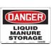 Danger: Liquid Manure Storage Signs