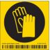 Square Gloves Symbol Signs
