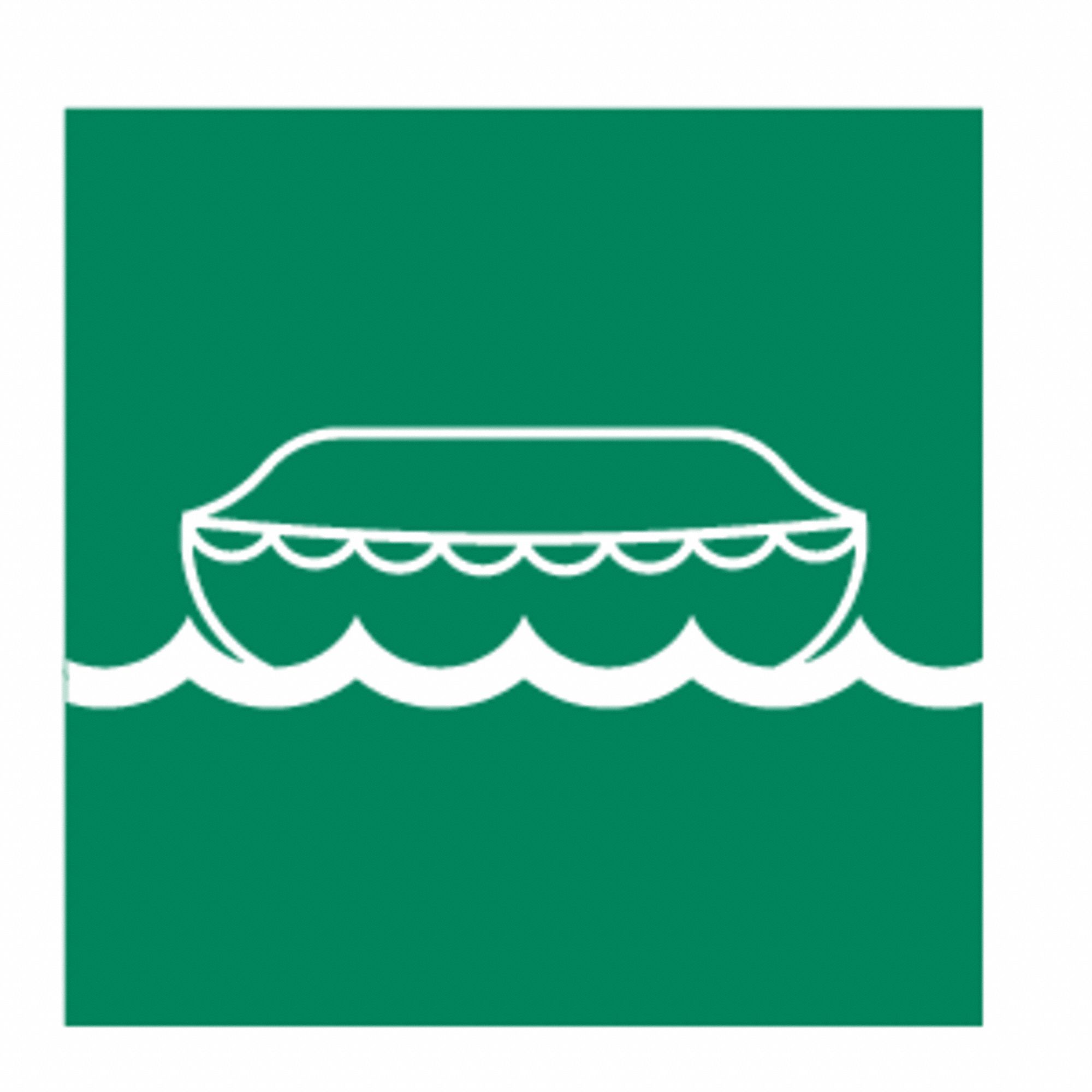 IMO (International Maritime Organization) Safety Sign: Polycarbonate, Mounting Holes Sign Mounting