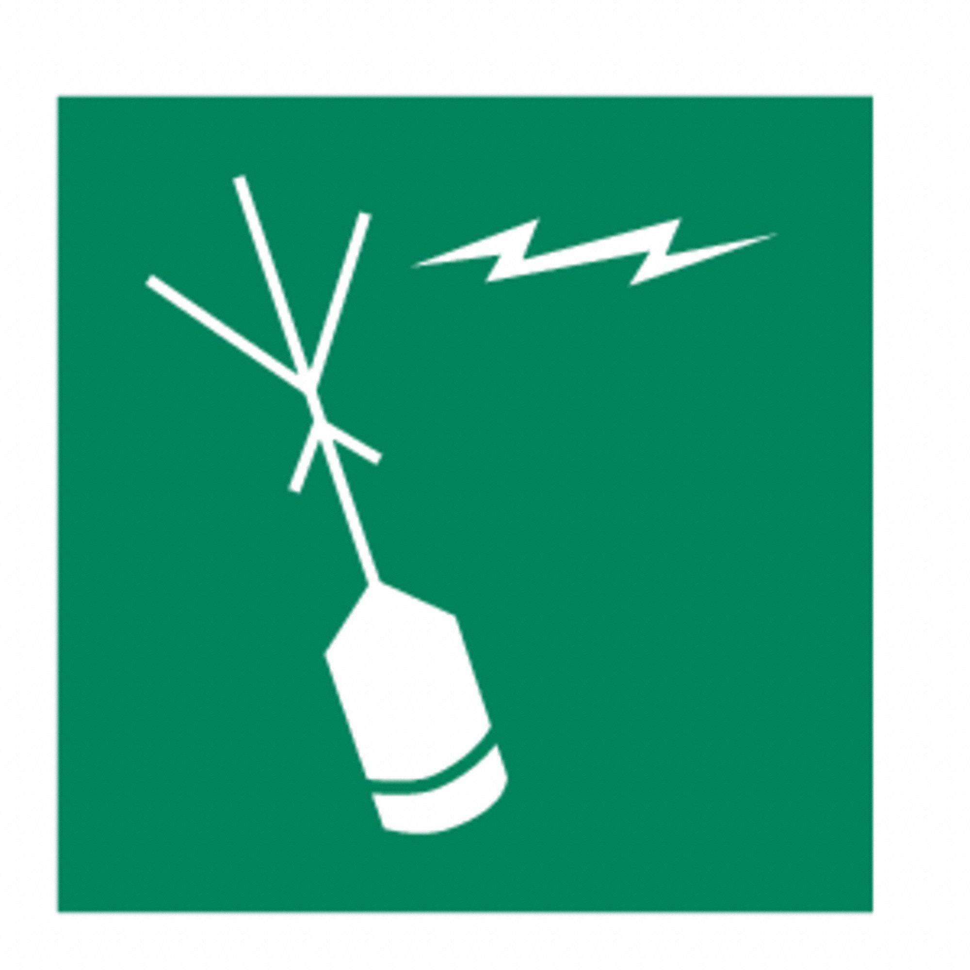 IMO (International Maritime Organization) Safety Sign: Polycarbonate, Mounting Holes Sign Mounting