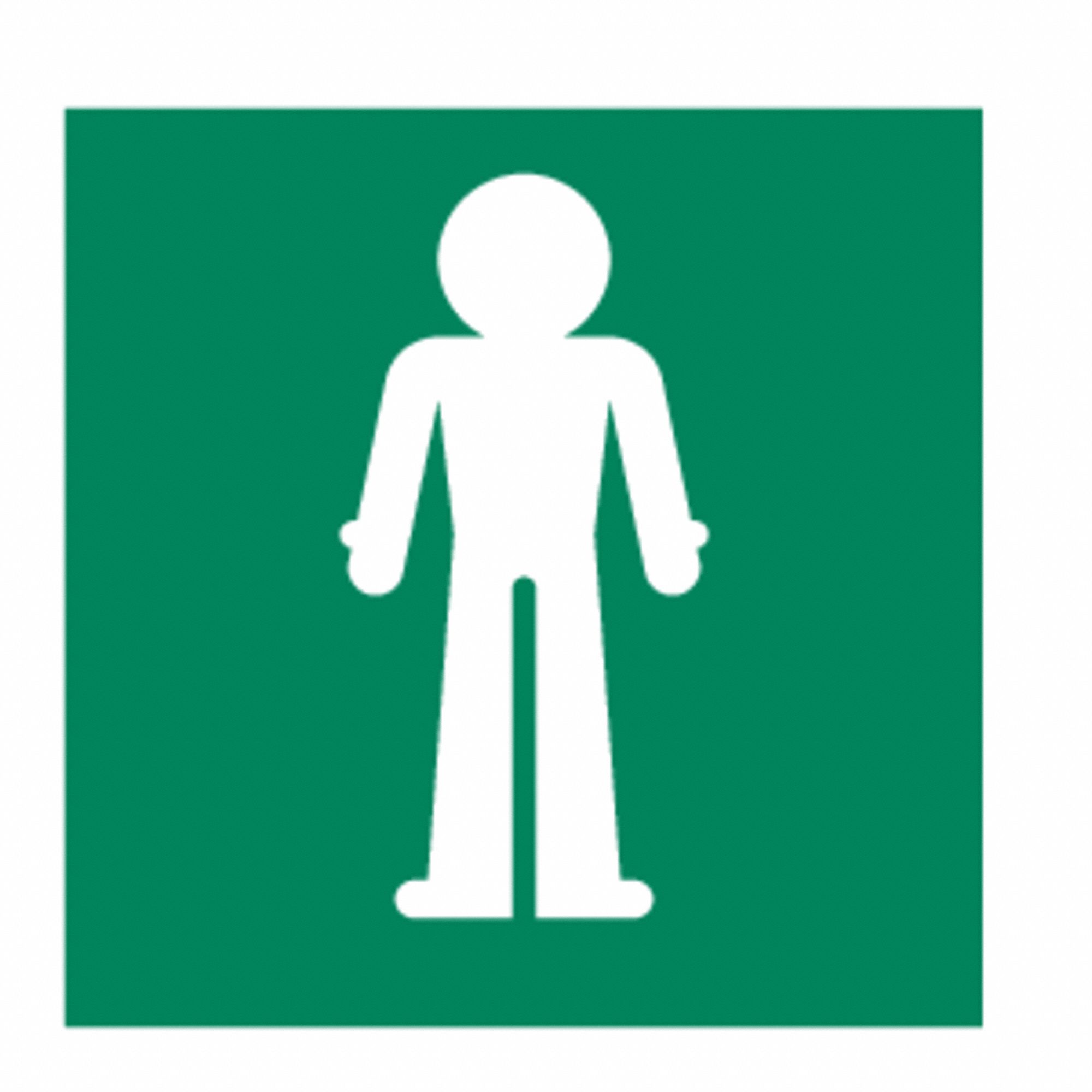 IMO Safety Sign, 6x6in, Polycarbonate