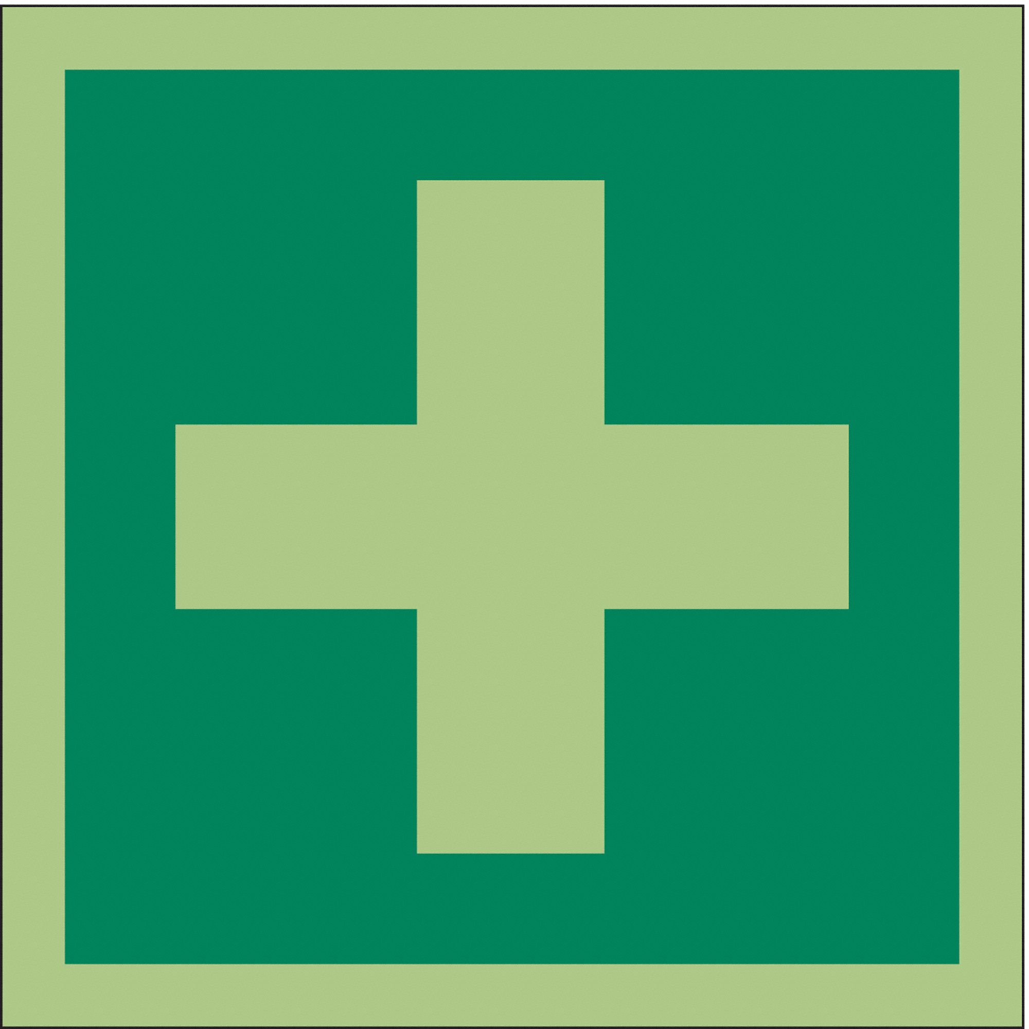 IMO (International Maritime Organization) Safety Sign: Vinyl, Adhesive Sign Mounting, 0.011 in Thick