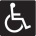 Square Wheelchair Signs