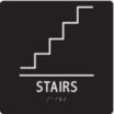 Square Stairway Signs