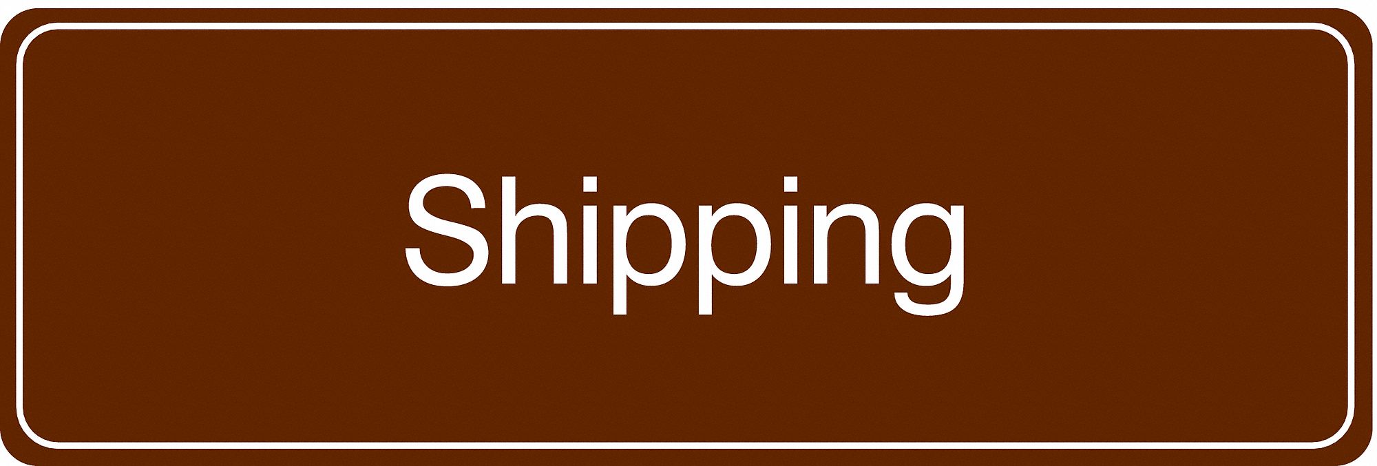 Facility Sign, 3 in x 9 in, Acrylic