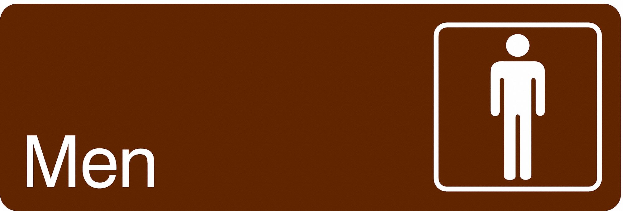 Facility Sign, 3 in x 9 in, Acrylic