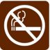 Square No Smoking Signs