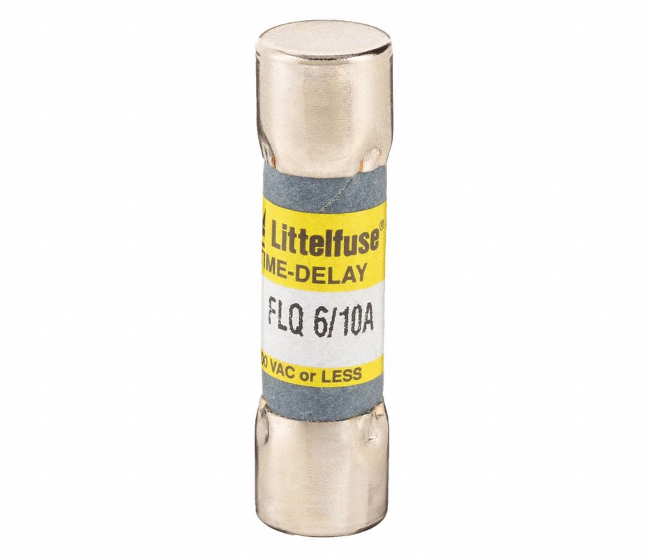 LITTELFUSE Fusible,Miniatura,FLQ,6/10A,1-1/2