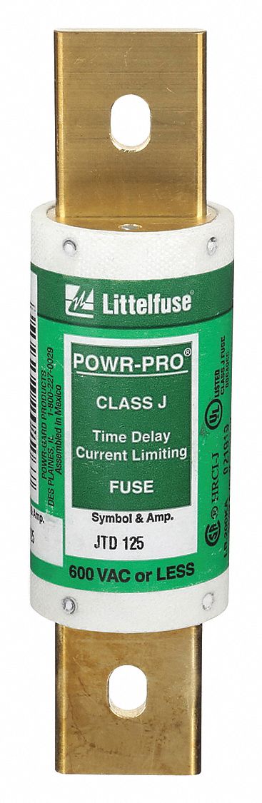 FUSIBLE, CLASSE J, 125A, SERIE JTD
