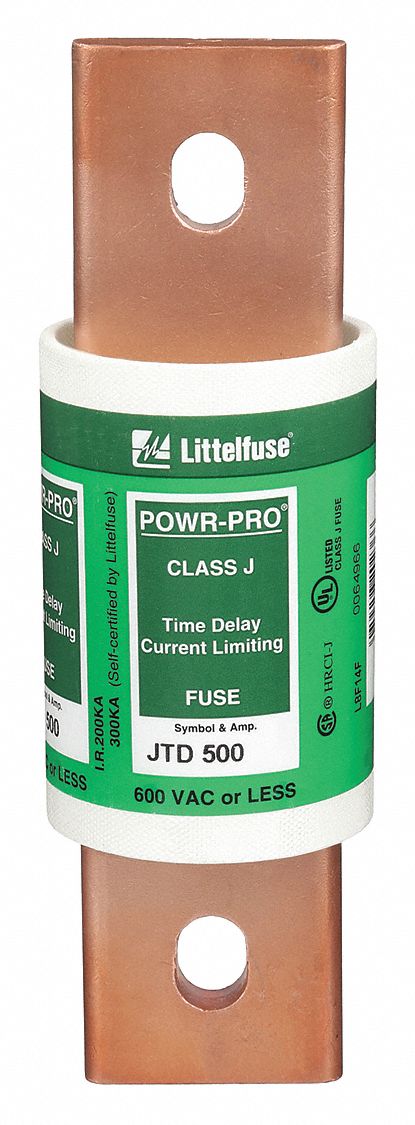 FUSIBLE, CLASSE J, 500A, SERIE JTD
