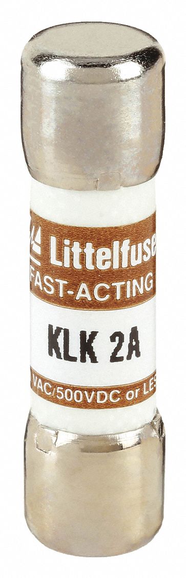 LITTELFUSE, 2 A Amps, 600V AC, Fuse - 486K05|KLK002 - Grainger