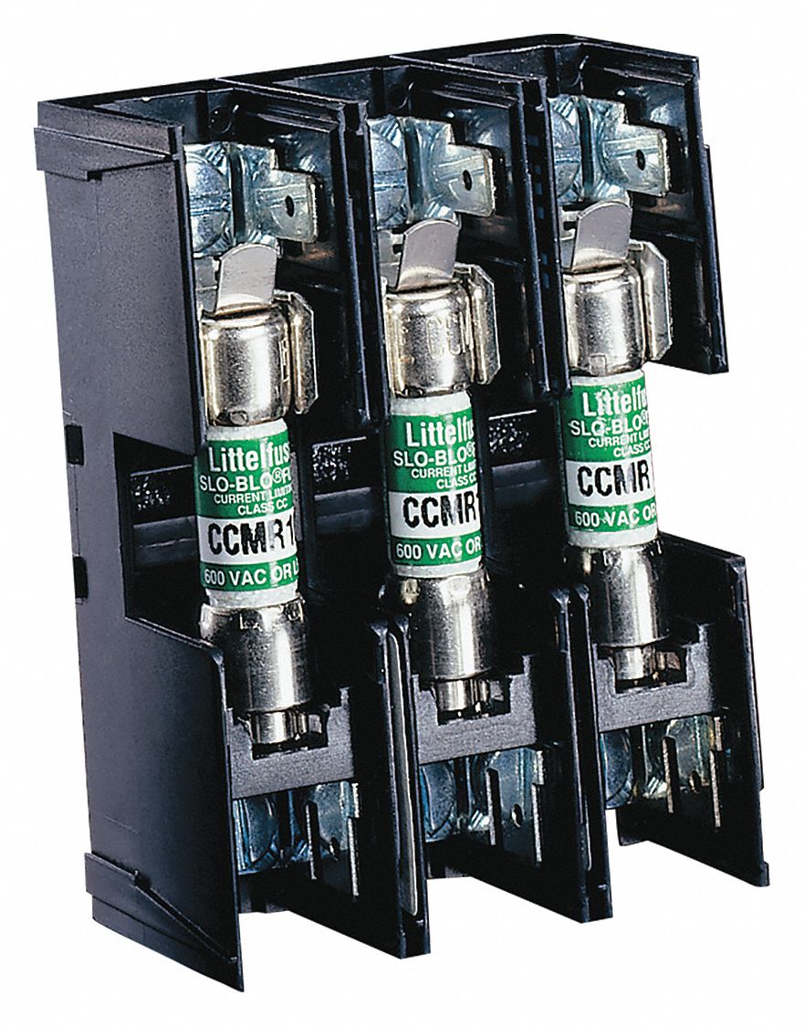 FUSE BLOCK,0 TO 30A,CC,3 POLE