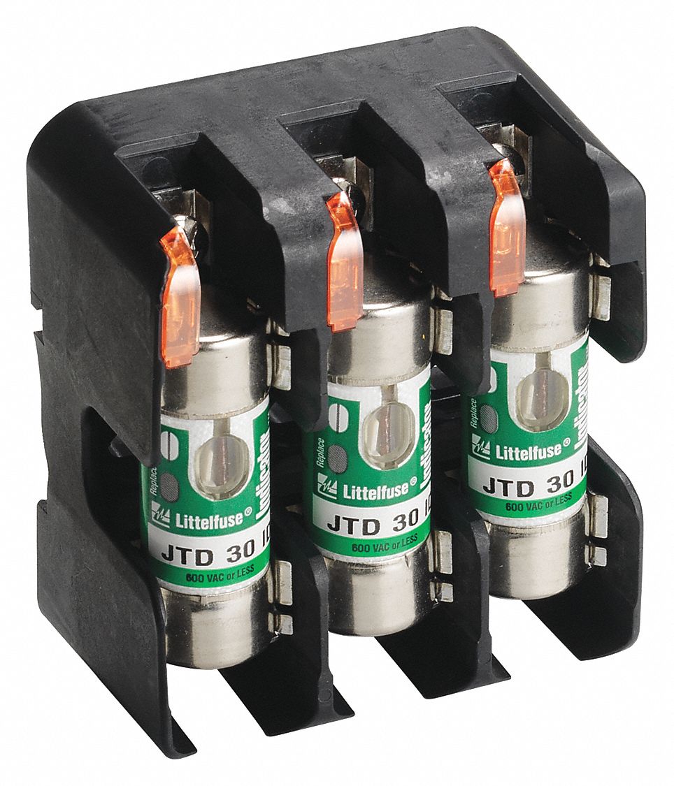 FUSE BLOCK,0 TO 30A,J,3 POLE