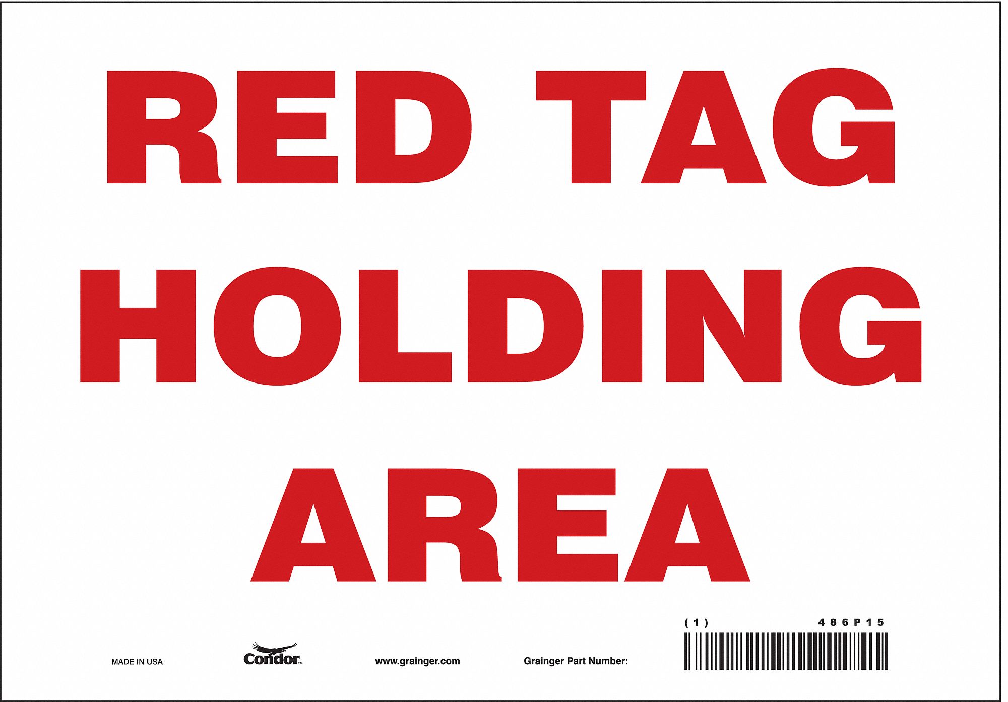 Safety Sign: Vinyl, Adhesive Sign Mounting, 7 in x 10 in Nominal Sign Size, Not Retroreflective