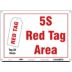 5S Red Tag Area Signs