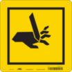 Diamond Keep Hands Clear Symbol Signs