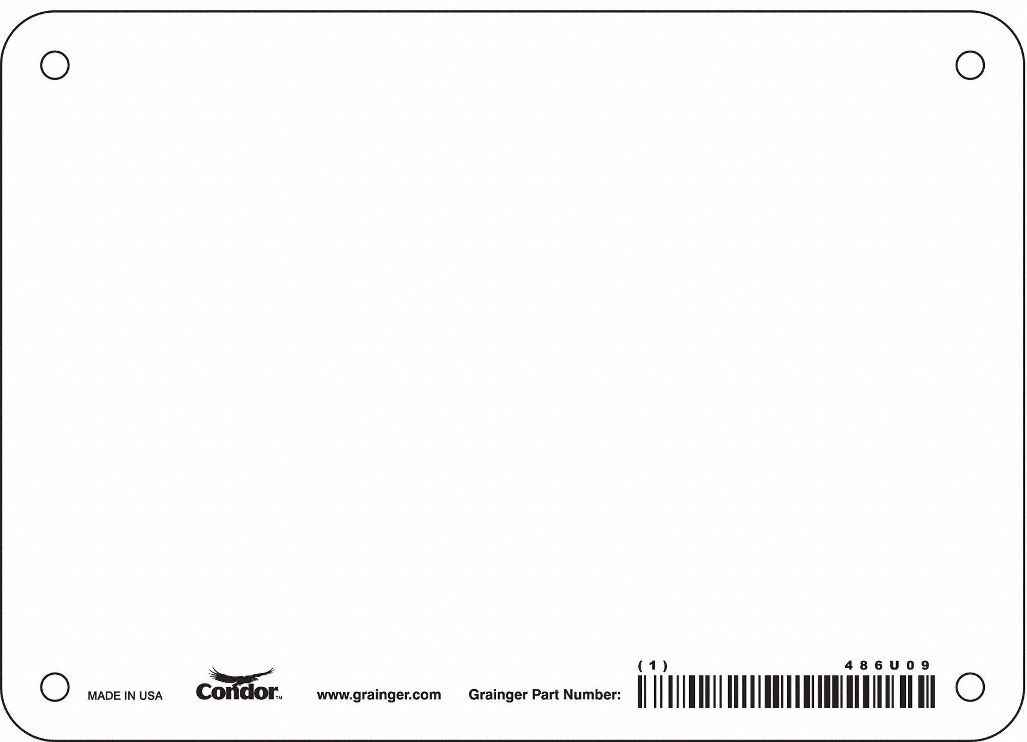 PANNEAU SCRT,7PO LA X 5PO H,0.032PO EPSR