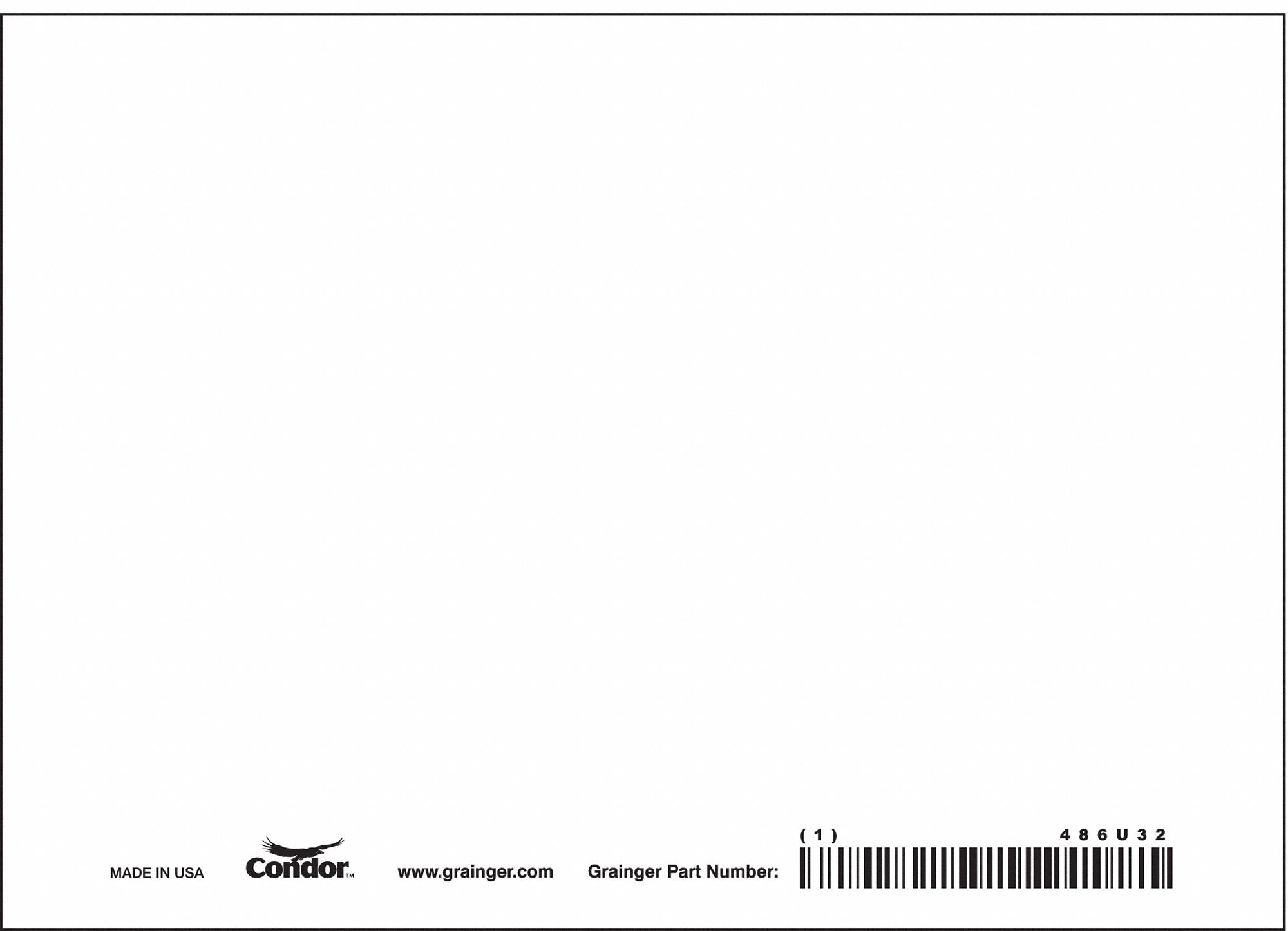 Safety Sign: Vinyl, Adhesive Sign Mounting, 5 in x 7 in Nominal Sign Size, Not Retroreflective