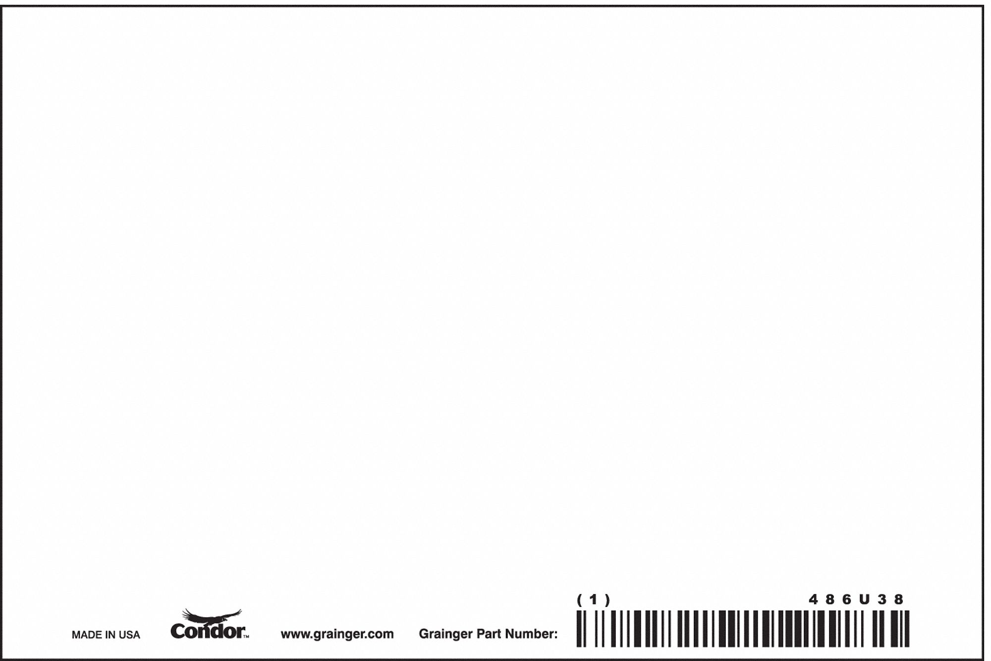 Safety Sign, 4 in x 6 in, Aluminum, PK10