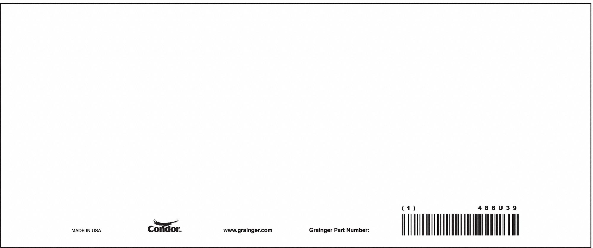 Safety Sign, 4.25in x 10.25in, Alum, PK10