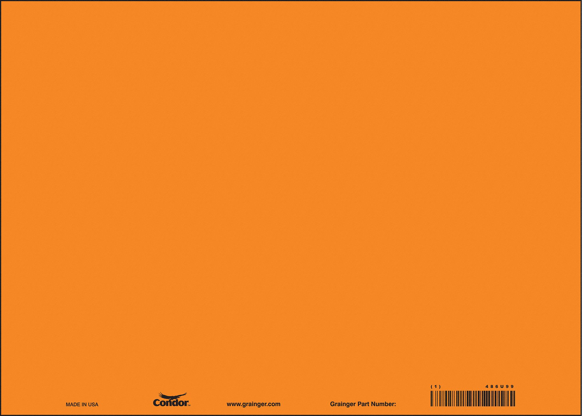 Safety Sign: Vinyl, Adhesive Sign Mounting, 10 in x 14 in Nominal Sign Size, Not Retroreflective