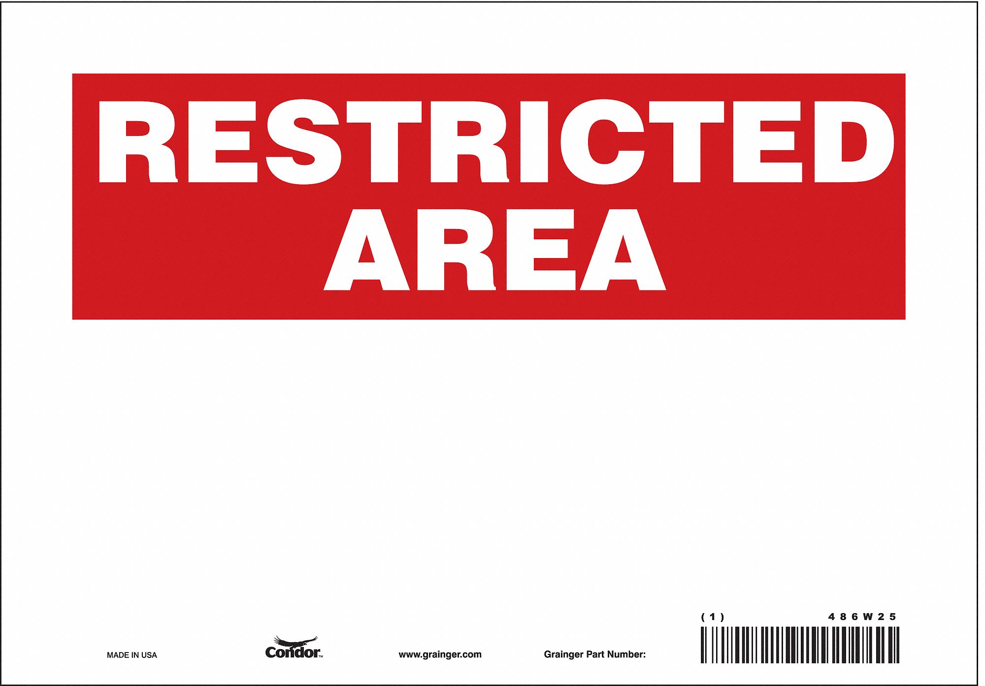 Safety Sign: Vinyl, Adhesive Sign Mounting, 7 in x 10 in Nominal Sign Size, Not Retroreflective