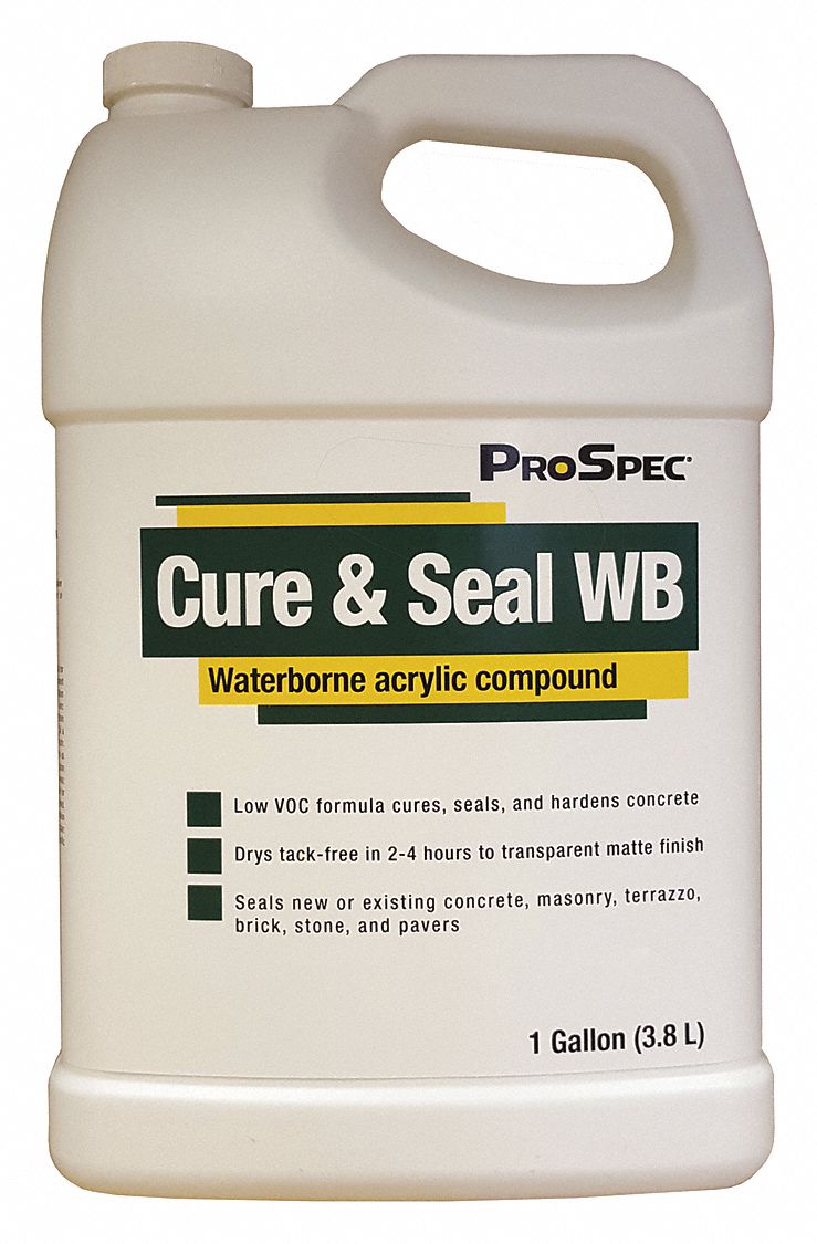 PROSPEC 1 gal Jug Concrete, Masonry Sealer, 1 hr Dry Time Recoat, 4 hr