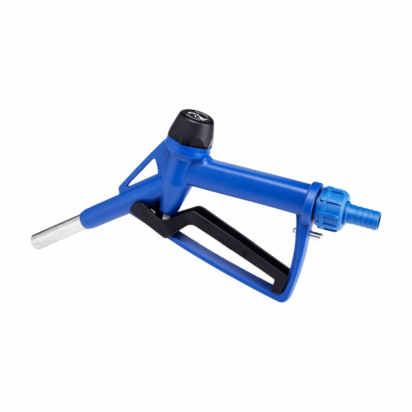 Drum Pump Nozzle: Non-Metered Manual Shutoff Nozzle, Manual, 3/4 in BSP, 21.13 gpm, Round