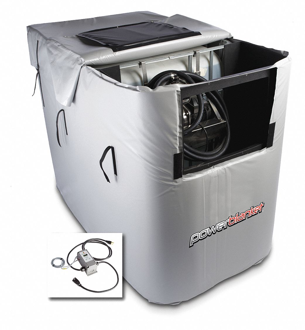 BLUE DEF Drum Heat Blanket, 55 in Length 487A91DEFTH330BDA Grainger