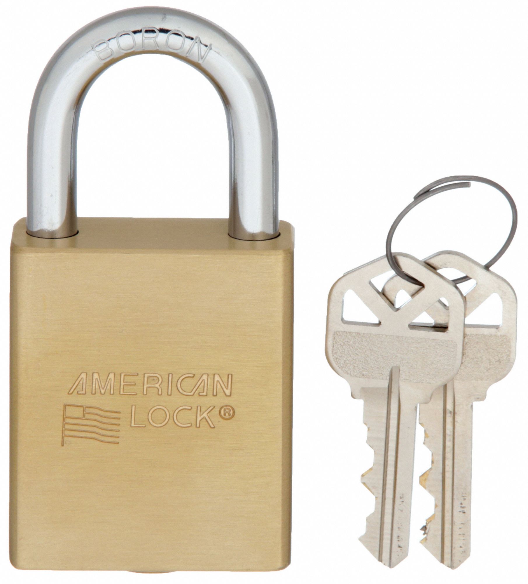 Padlock: 1 1/8 in Vertical Shackle Clearance, 15/16 in Horizontal Shackle Clearance, 12T1111 Key