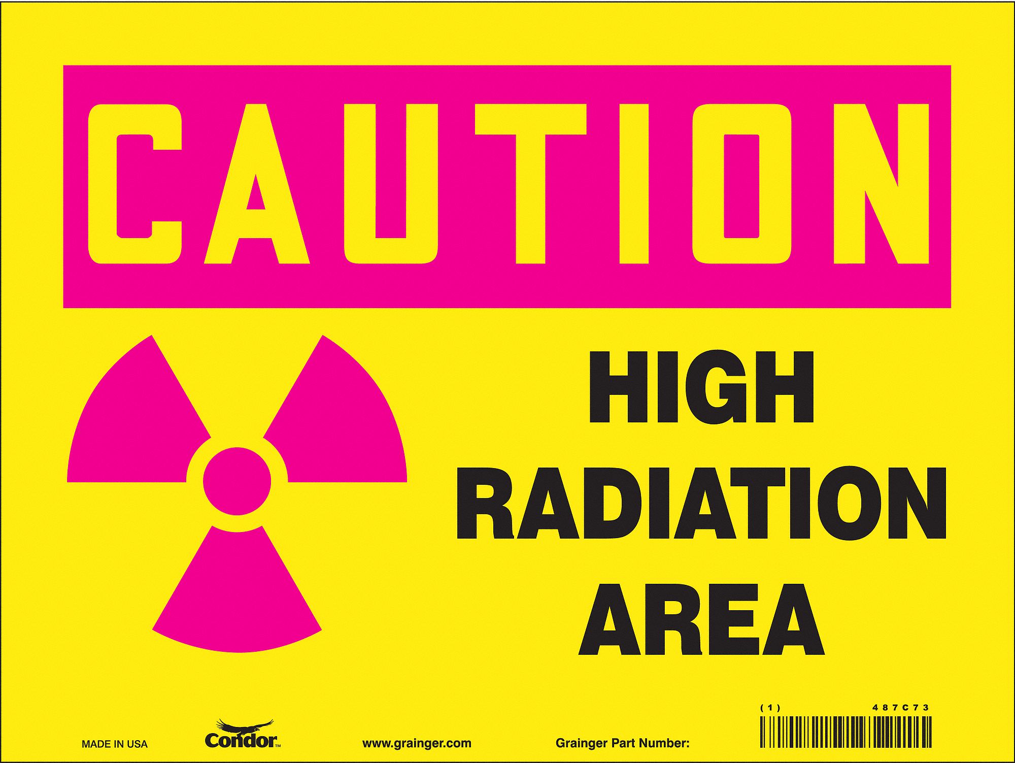 CONDOR RADIATION SIGN,12