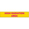 High Radiation Area Sign Slider Message Inserts
