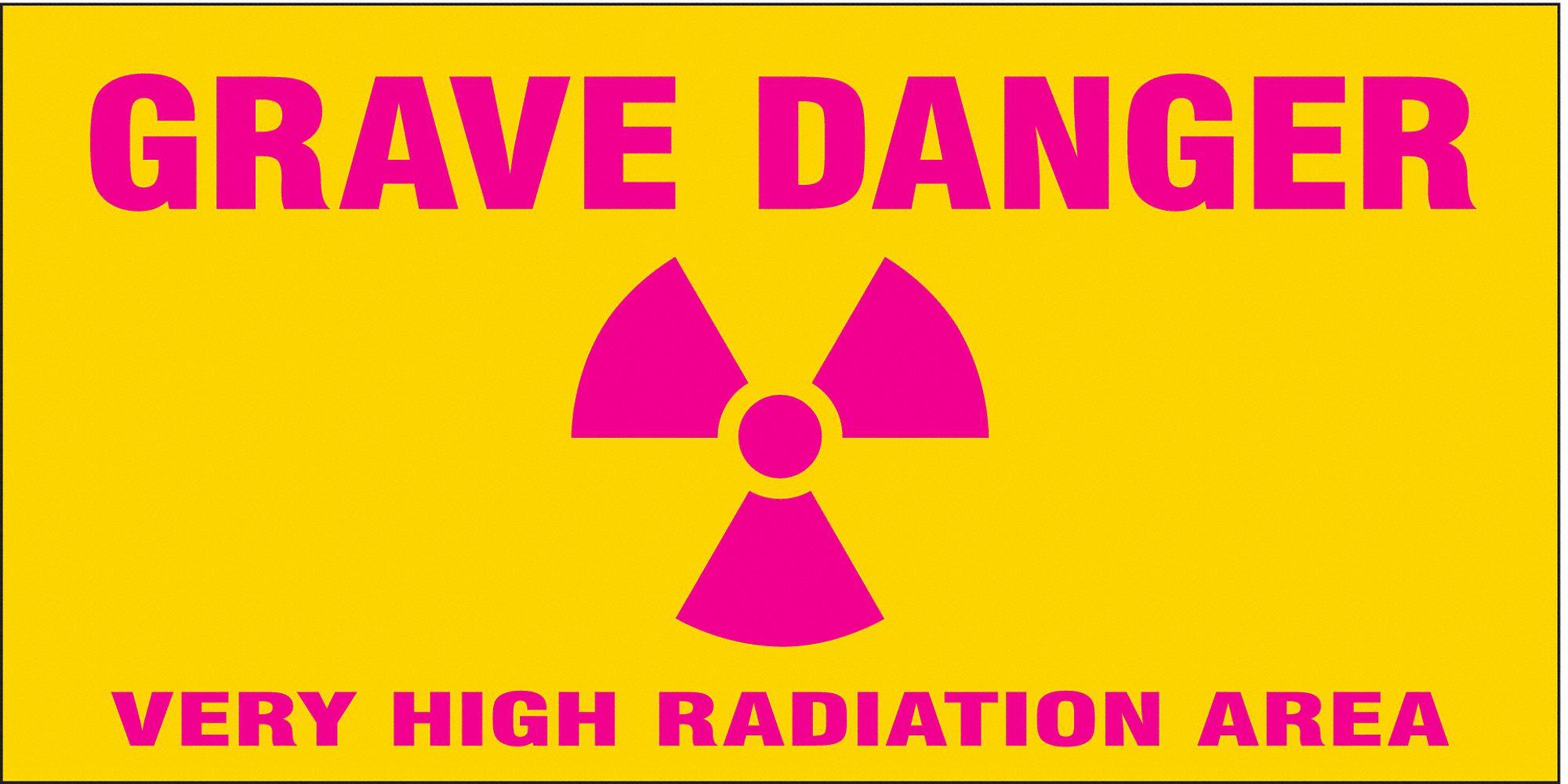 RADIATION SLIDE SIGN INSERT,8