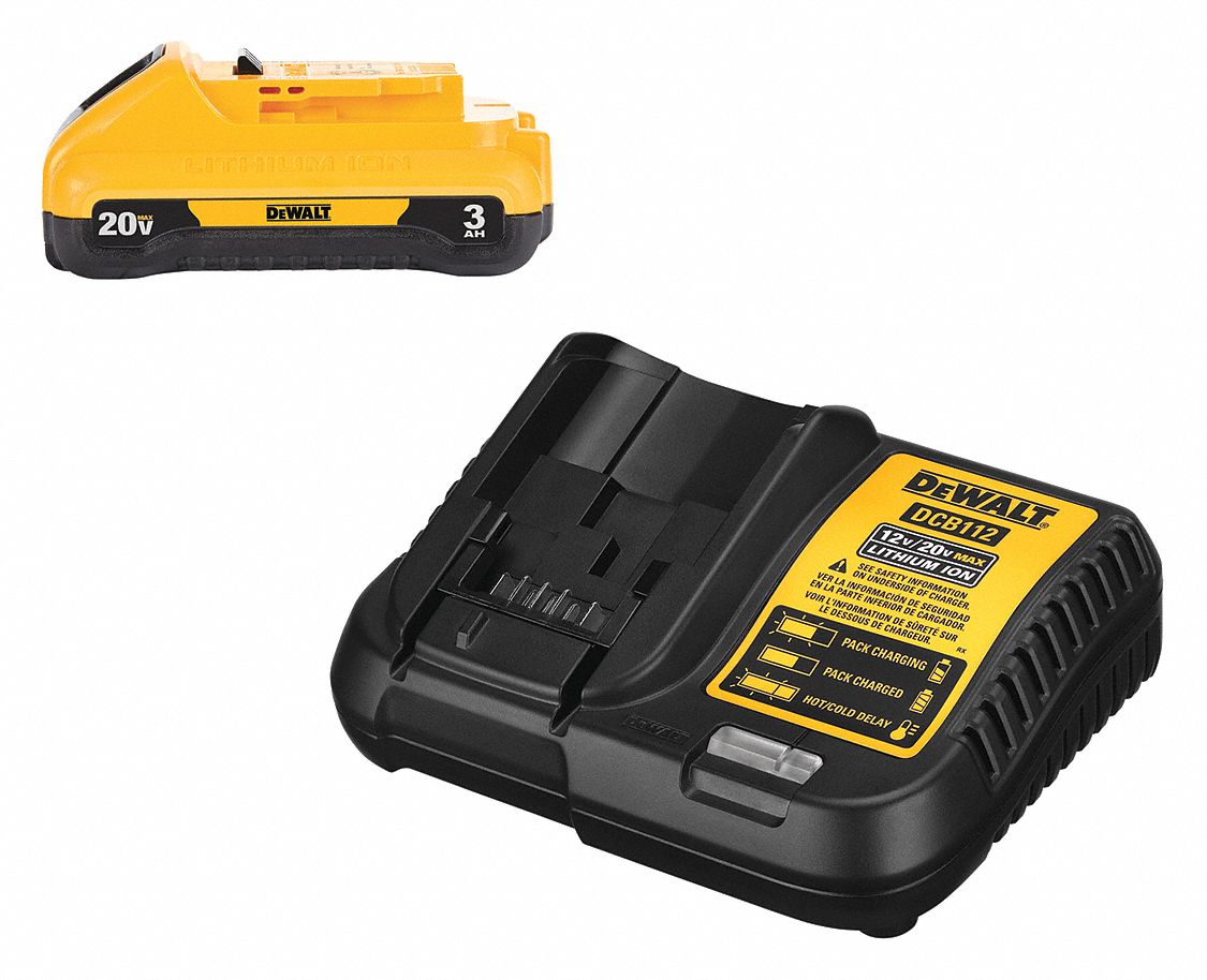 Battery and Charger Kit DEWALT 20V MAX Li ion Charger Included 1 Batteries Included 3 Ah