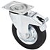 Heavy-Duty Plate Casters with Flat-Free Wheels