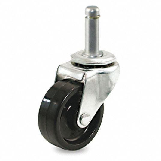 4 In Wheel Dia., 130 Lb, General Purpose Friction-ring Stem Caster 