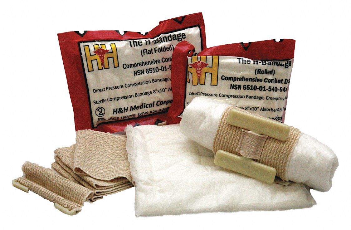 MEDSOURCE Bandage, Individually Wrapped, Sterile, Cotton, ISO 13485